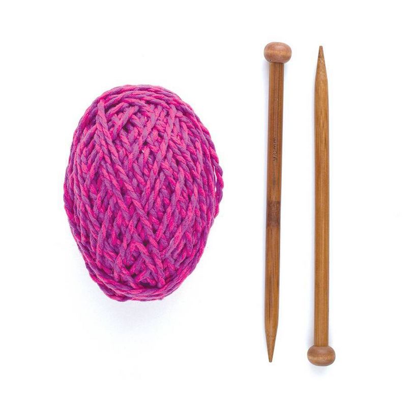 Friendly Loom Discover Knitting Scarf Kit Pink, 3 of 5