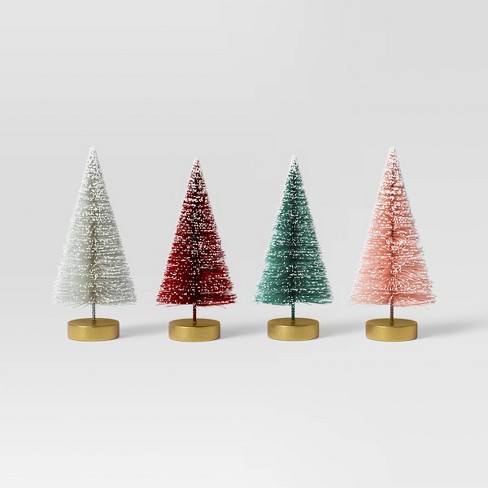 Mini Bottle Brush Christmas Tree Filler Set - Threshold™ : Target