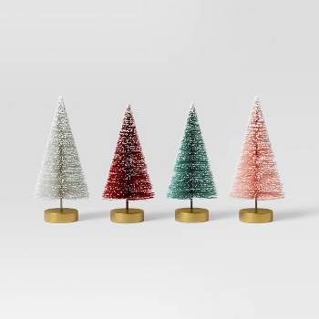 Mini Bottle Brush Christmas Tree Filler Set - Threshold™