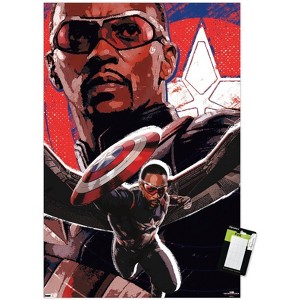 Trends International Marvel Captain America: Brave New World - Sam Unframed Wall Poster Prints - 1 of 4
