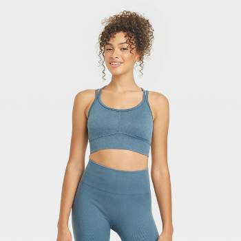 Champion Women's The Absolute Eco Strappy Sports Bra, Blue Jay/Deep  Dazzling Blue, X-Small at  Women's Clothing store