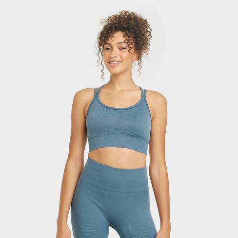 JOYLAB Women's Blue Sports Bra  Blue sports bras, Joylab, Clothes design