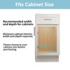 LOVMOR Pull Out Cabinet Organizer with Wooden Handle, 16?" W x 21?"Heavy Duty Cabinet Drawers Shelves Slide Out Organizer - 4 of 4