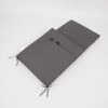 VisioGear 2PCS Set Outdoor Lounge Chair Cushion, Replacement Patio Funiture Seat Cushion, Chaise Lounge Cushion, Grey, 74.8"*23.62"*3" - 4 of 4