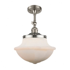 Oxford - 1 Light Adjustable Semi-Flush Mount In Traditional Style-15.5 Inches Tall and 11.75 Inches Wide - 1 of 1