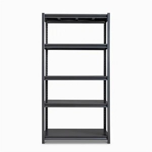LunaLulinlk 72" H Adjustable Garage Shelves,Metal Utility Storage Organizer Racks for Kitchen, Black - 1 of 4