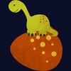 Junior's Design By Humans Happy Cute Dino By parjono T-Shirt - 2 of 3