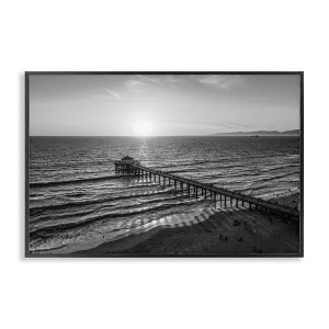 Stupell Industries Serene Morning Pier Framed Giclee Art - 1 of 4