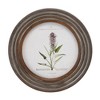 Round Framed Floral Print (Set of 6) - 3 of 4