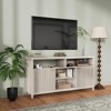 Modern Fluted TV Stand for 50-65 Inch TV, Farmhouse Entertainment Center with Storage Wood Media Console Table - 3 of 4