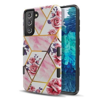 MyBat Pro TUFF Subs Series Case Compatible With Samsung Galaxy S21 Plus - Rose Marble