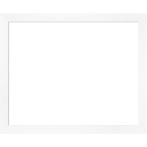 Amanti Art Cabinet White Narrow Framed Dry Erase Magnetic Board - 1 of 4