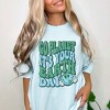 Simply Sage Market Women's Go Planet Short Sleeve Garment Dyed Tee - 2 of 4