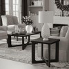 Lirago Wood End Table Side Table Corner Table 24*24 Black - 3 of 4