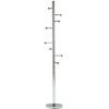 Kings Brand Furniture Wilhelm 8-Hook Coat & Hat Rack Stand, Chrome - 3 of 4