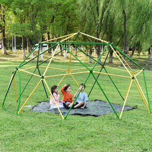 Whisen 13FT Geometric Dome Climber Play Center, Kids Climbing Dome Tower , Rust & UV Resistant Steel - 1 of 4