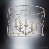 Urban Ambiance Luxury French Rustic Rustic Chandelier,  16" x 23",  Antique Silver Finish, UHP2913 - 3 of 4