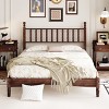 KWPZQEB Wood Platform Bed Frame with Headboard, Wood Slat Support, No Box Spring Needed, Easy Assembly - 3 of 4