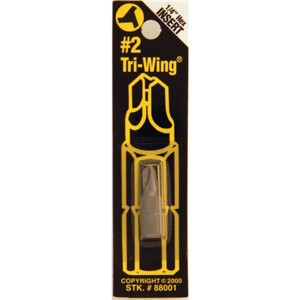 Best Way Tools  #2 Tri Wing Security 1 In. 1/4 In. Hex Screwdriver Bit B88001 - 1 of 1