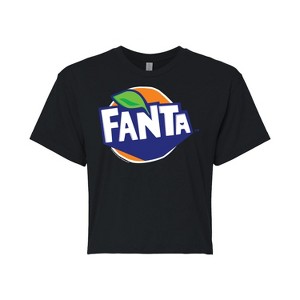 Women's - Coca-Cola - Fanta Costume Cropped Graphic T-Shirt - 1 of 4