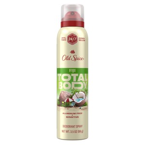 Old Spice Whole Body Spray Deodorant for Men - Fiji - Aluminum-Free 3.5oz - 1 of 4