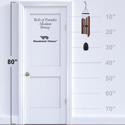 Medium Bronze and Black Aluminum Wind Chime