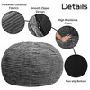 Hooseng Bean Bag Chair, Soft Bean Bag Chair with Filler and Armrests, Lazy Sofa Comfy Chair, Stuffed Big Accent Sofa Chair, Grey - 4 of 4