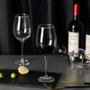 Slickblue Classic Crystal Clear Bowl Shaped Hand-Blown Wine Glasses - Set of 4, 21 oz - 3 of 4