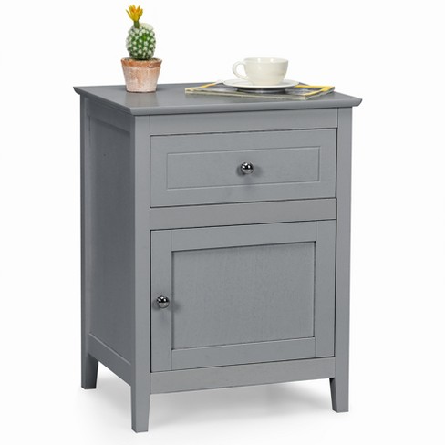 Costway Tall End Table Coffee Stand Night Side Nightstand Accent Furniture  : Target