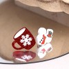 Christmas Earrings Set for Women: Holiday Tree & Snowflake Stud and Dangle Jewelry. - 4 of 4