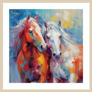 Amanti Art Lucky Couple I by Irena Orlov Wood Framed Wall Art Print - 1 of 4