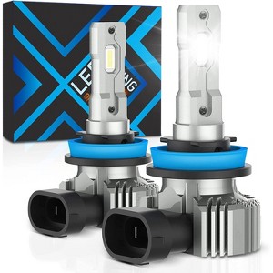 H11 Headlight Bulbs, LED Headlight Bulbs - 450% Brightness 12000 Lumens Wireless H11/H9/H8, Pack of 2 - 1 of 4