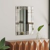 Decorative Wall Mirrors, Modern Silver Rectangular MDF+glass Wall Mounted Mirror - 3 of 4