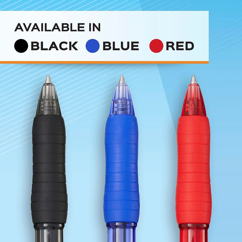 Paper Mate Retractable Gel Pen Medium 0.7 mm Blue Ink 2095472, 3 of 7