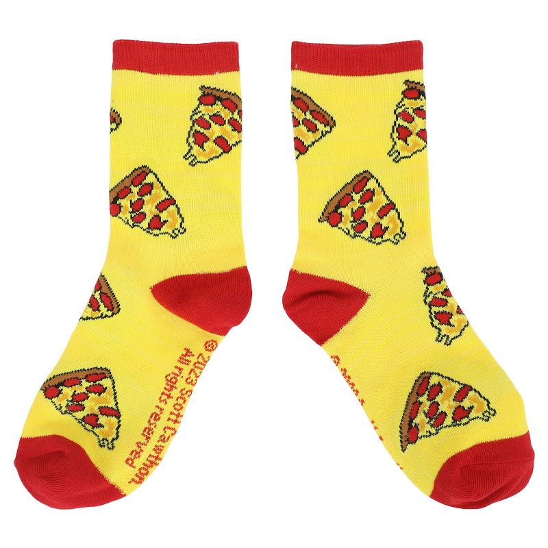 Five Nights At Freddy's Pizza Party Youth 3-Pair Crew Socks, 3 of 6