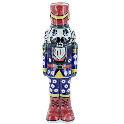 Blue Rose Polish Pottery 654 Vena Small Nutcracker