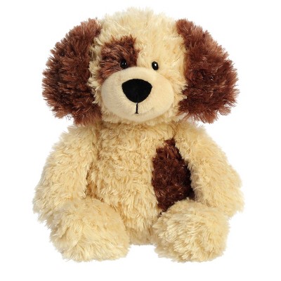 Aurora Medium Spotty Pup Tubbie Wubbies Snuggly Stuffed Animal Brown 12"