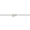 Black Bow Jewelry 1.5mm, Sterling Silver Classic Solid Cable Chain Necklace - 4 of 4