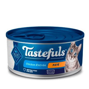 Blue Buffalo Tastefuls Natural Pate Wet Cat Food with Chicken Entrée - 5.5oz - 1 of 4