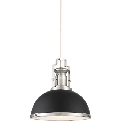 Possini Euro Design Layne Brushed Nickel Pendant Light 19 1/4 Wide Modern  Organza Outer Glass Inner Drum Shade For Dining Room House Kitchen Island :  Target
