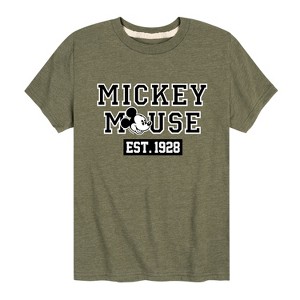 Boys' - Disney - Mickey Mouse Est 1928 Short Sleeve Graphic T-Shirt - 1 of 4