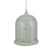 Northlight Winter Reindeer Under Glass Cloche Christmas Ornament - 4.25" - White - 4 of 4