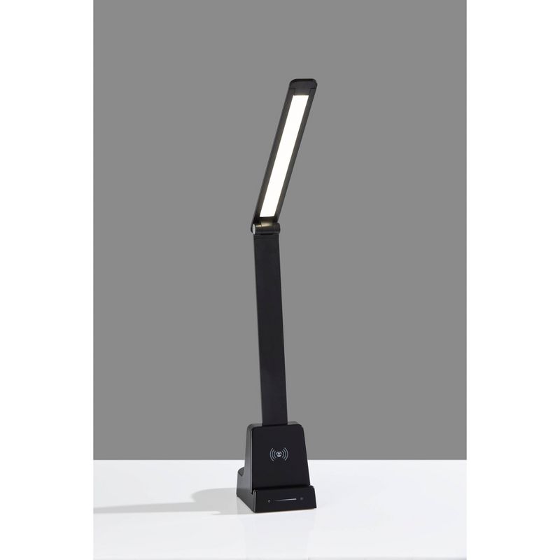 Cody LED Wireless Charging Desk Lamp with Smart Switch (Includes LED Light Bulb) Matte Black - Adesso, 6 of 9