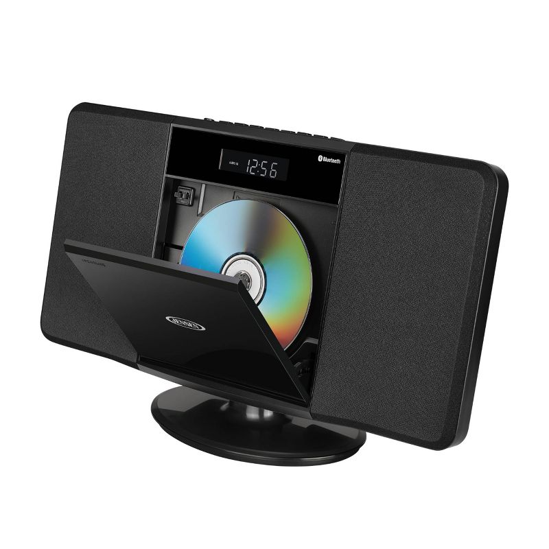 JENSEN Wall Mountable Bluetooth Music System with MP3 CD Player - Black, 3 of 7
