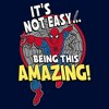 Boys Marvel Not Easy Being This Amazing Team T Shirt - 3 of 4