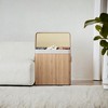 39.6 Gallons Laundry Hamper, 3-Section Laundry Basket,with Lid, Bamboo, Foldable, Removable and Machine Washable Liner Laundry Storage Sorter - 4 of 4