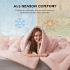 Bedsure | All Season Comforter Duvet Insert Quilted Down Alternative Comforters - 4 of 4
