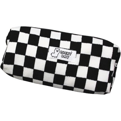 Fmeida Pencil Pouch Cute Pencil Case for Girls Aesthetic Pencil Bag with Zipper Pen Cases School blue
