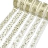 Wrapables Elegant Gold Foil Washi Tape Box Set for Arts & Crafts, Scrapbooking, Stationery, Diary (12 Rolls), Gold Floral - 3 of 4