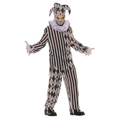 Kids' Evil Harlequin Halloween Costume One Size